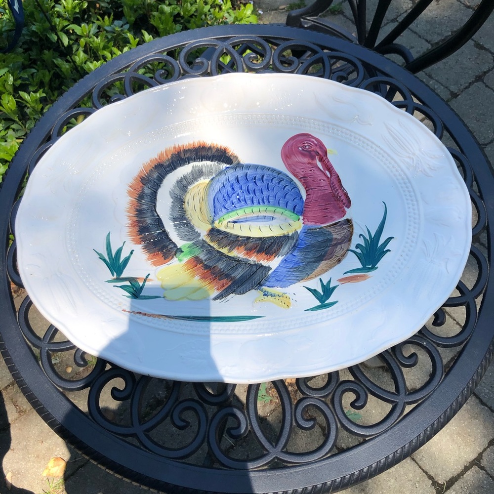 Mid Century Turkey Platter